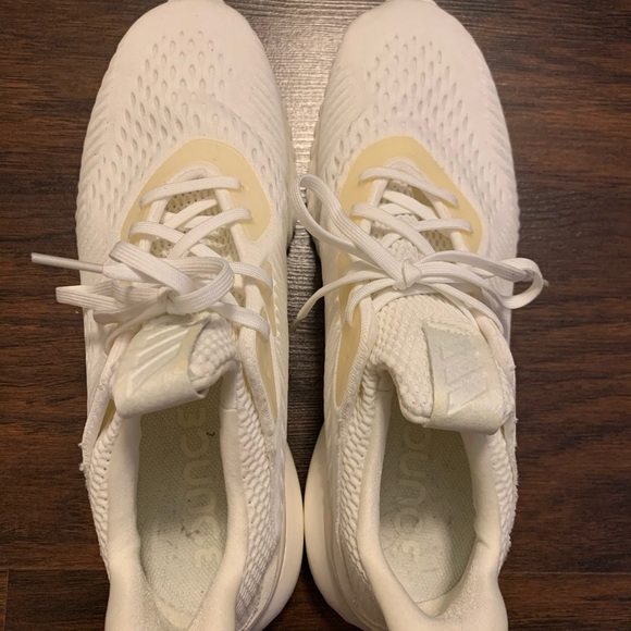 Adidas alpha bounce men’s sneakers cream size 10 - Picture 2 of 4